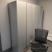 Steelcase 36" x 23" x 84" Pewter 2 Door Storage Cabinet, Locking